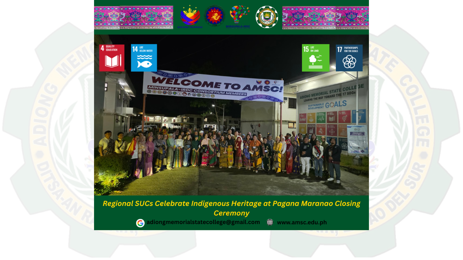 Regional SUCs Celebrate Indigenous Heritage at Pagana Maranao Closing Ceremony